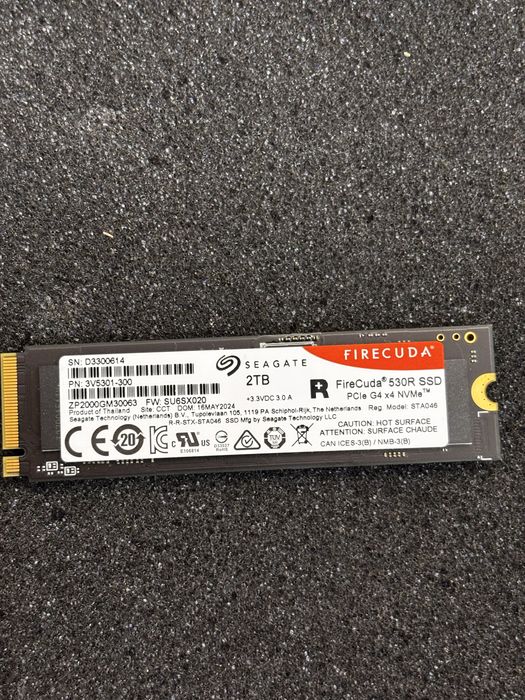 SSD NVME диск  2TB Seagate Firecuda 530R V-NAND Samsung 990 EVO PM9A1 2ТБ PM9A1a 1TB PM9C1