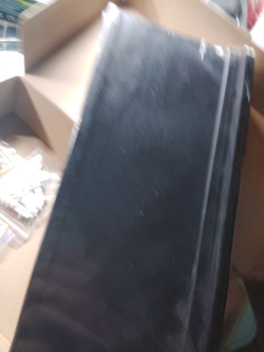Czarne półeczki dwa razy 40 cm