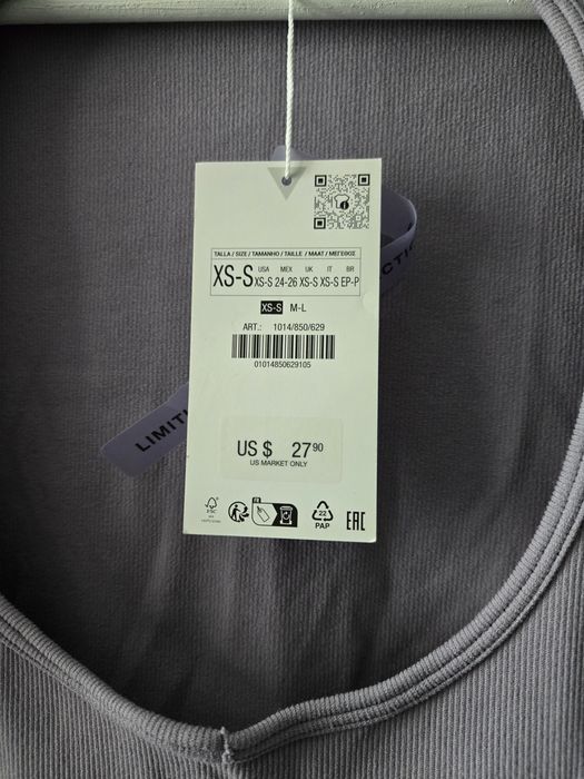 Body z odkrytymi plecami, Zara rozm. XS-S