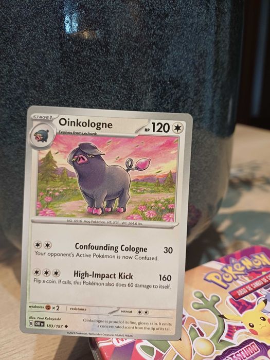 Carta Pokémon Oinkologne #183 Pokemon Obsidian Flames