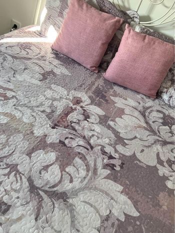 Colcha de casal dupla face