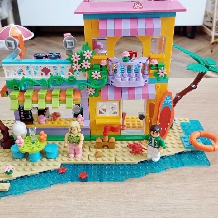 Klocki ELEFUN Wakacje nad morzem 850 elementów - BARDZO DUŻY zestaw klocków typu lego