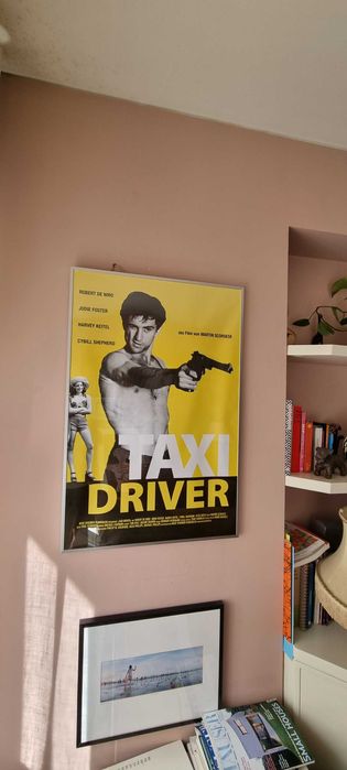 Poster com Moldura Taxi Driver Roberto de Niro