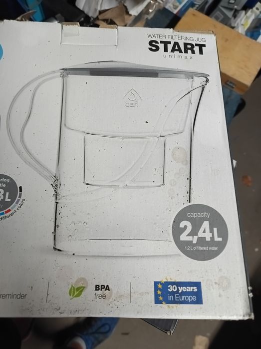 Nowy czajnik do wody z filtrem firmy Dafi plus bidon