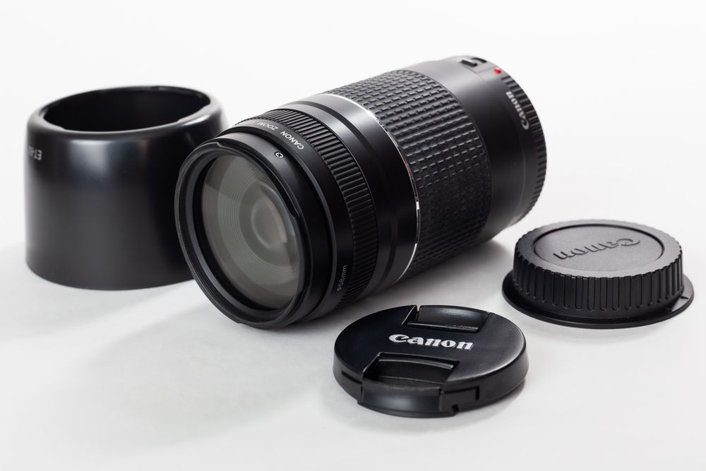 Canon EF 75-300 f4.0-5.6 III + бленда