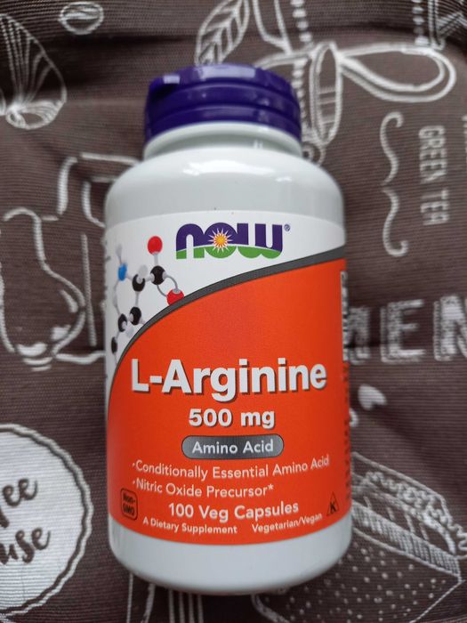 Now foods л аргинин аргінін L-Arginine 500 1000 mg  для спорта