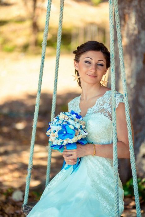 Букет из ракушек