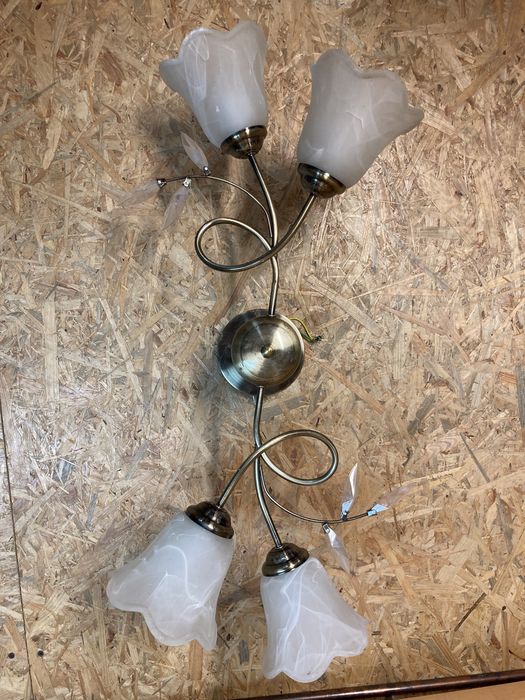Lampa sufitowa żyrandol kwiatowy