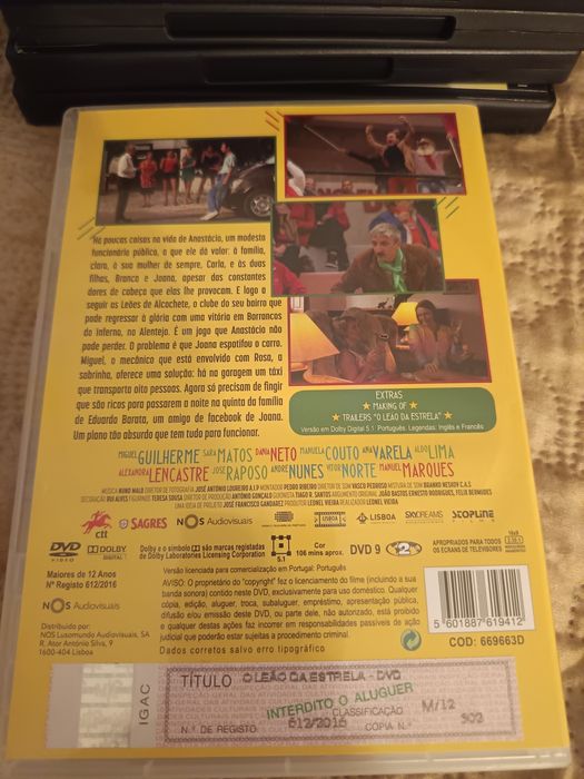 DVD o leão da estrela