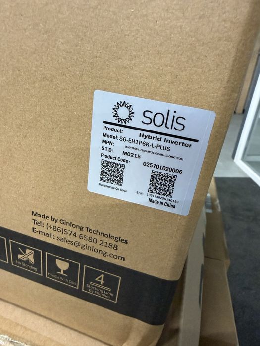 Гібридний інвертор Solis  S6-EH 1P6K-L-PLUS