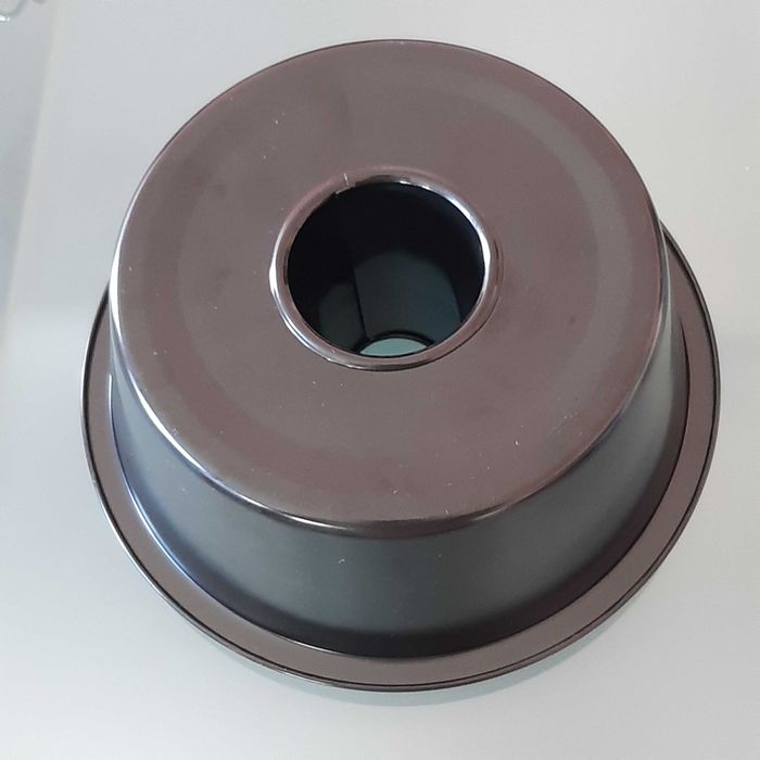 NOVA Forma Redonda Furo Metal 23cm Preta