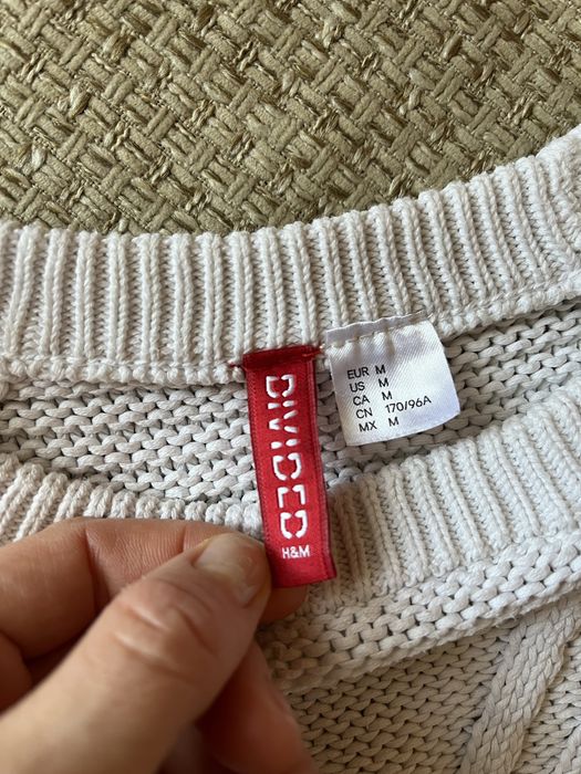 Светр бавовняний ажурний H&M
