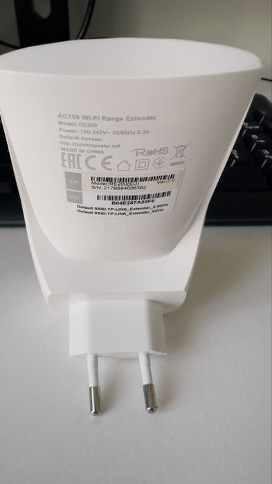 Repetidor de sinal tplink AC750  Modelo:RE200