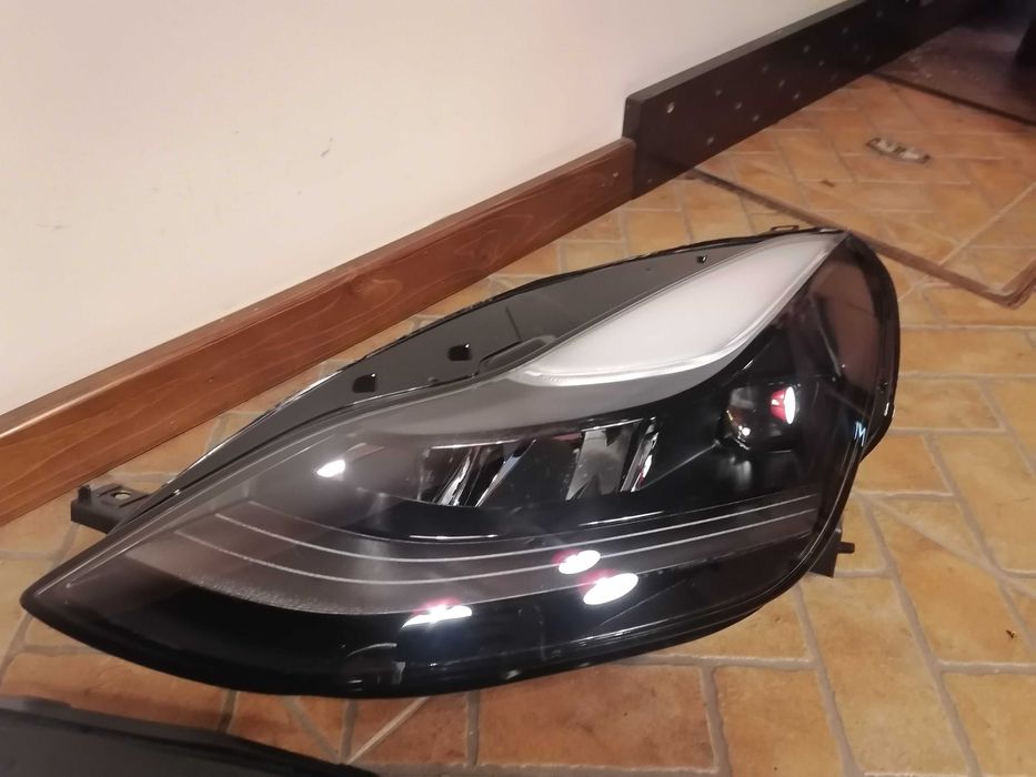 Farol Tesla model 3 model Y led ótica óptica Led