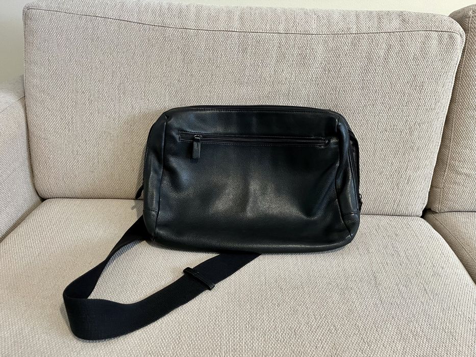 Mala portátil pequeno homem Jost pele genuina em bom estado