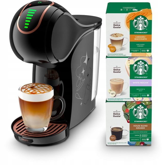 krups dolce gusto genio s - z 3 pudełkami starbucks