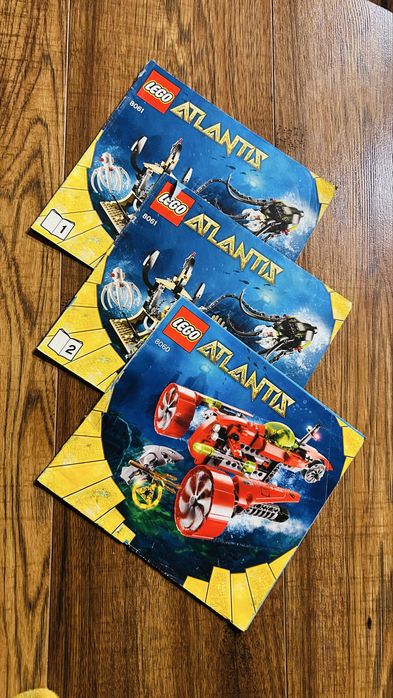 Lego Atlantis 8060 + 8061 - instrukcje