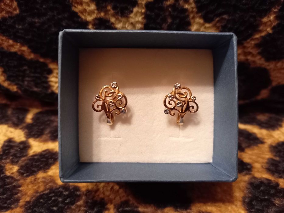 Золотi сережки. 585 проба, вага 2.8 грамм. Киев!