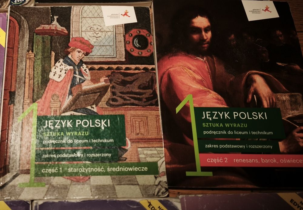 Zestaw podręczników do 1. klasy liceum