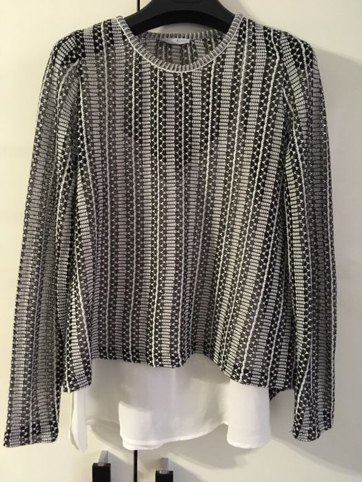 Elegancka zwiewna bluzeczka ZARA r. S business look