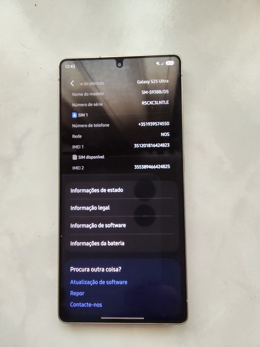 Samsung Galaxy S25 ultra 512gb (Fatura+Garantia)