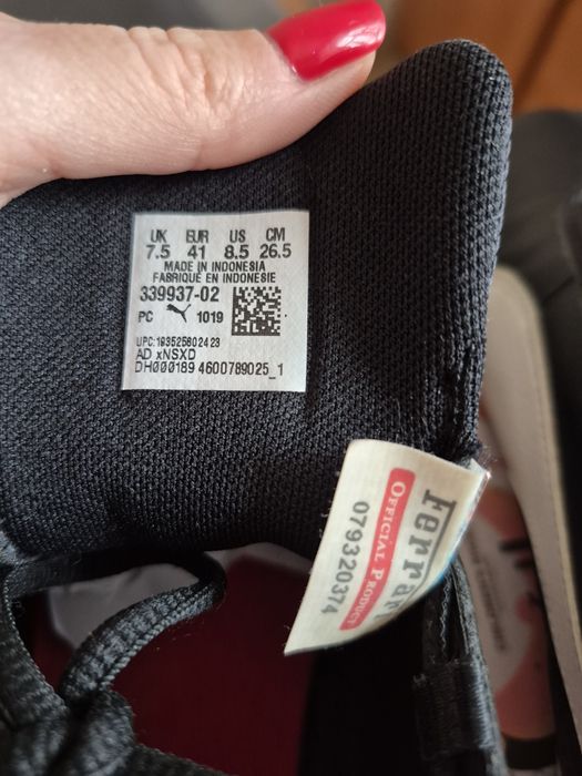 Кросівки Puma for Ferrari Чорні Чоловічі