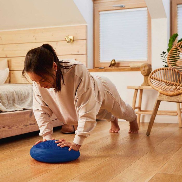 Poduszka sensomotoryczna 4FIZJO MED+ GRANATOWA + Pompka GRATIS !!!