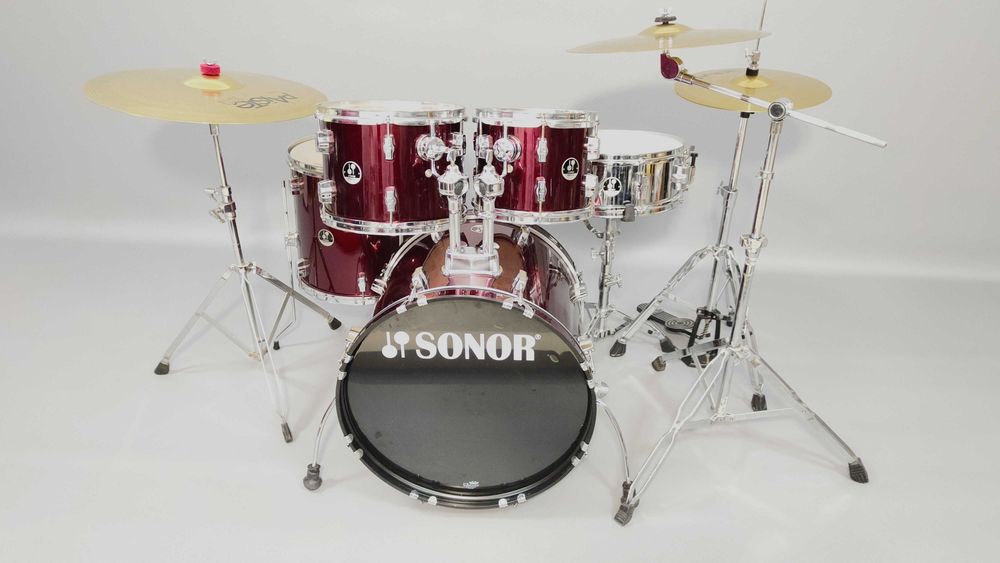 Sonor Force 507 - 10,12,14,20-Zestaw perkusyjny +talerze+statywy