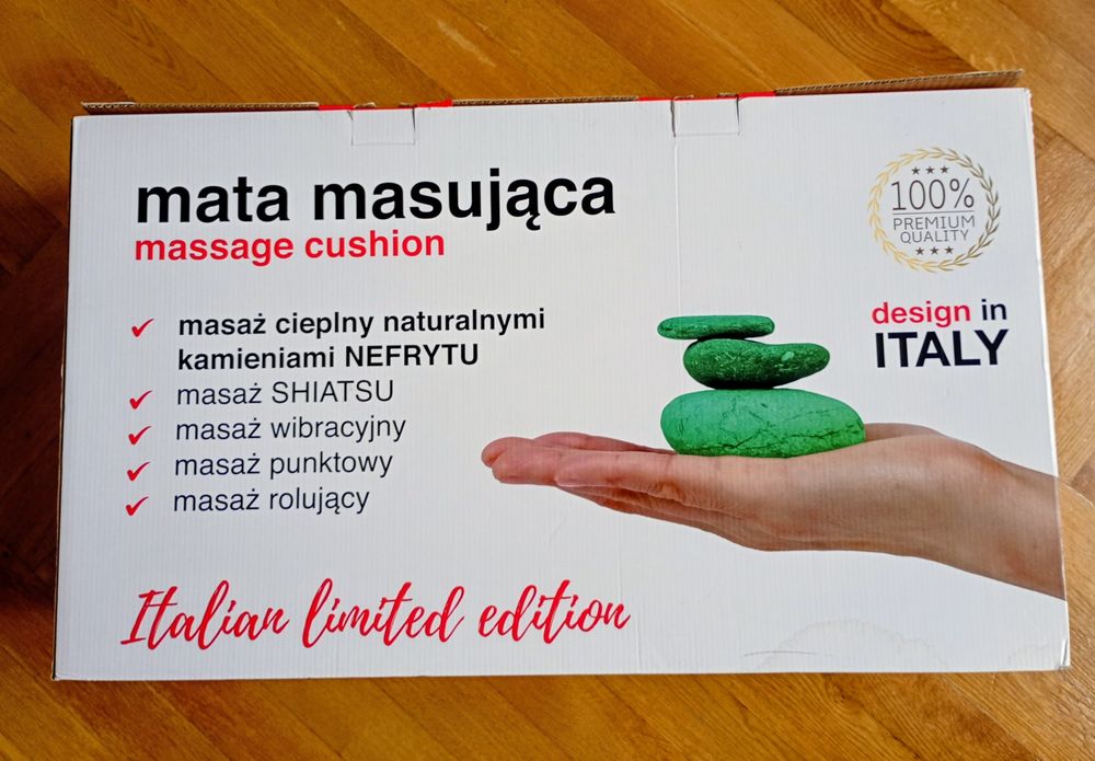 Mata masująca Medical Massage Comfort Med shiatsu kamienie nefrytu
