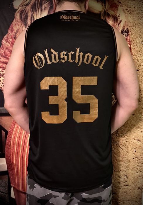 Майка Oldschool Bodybuilding Gold