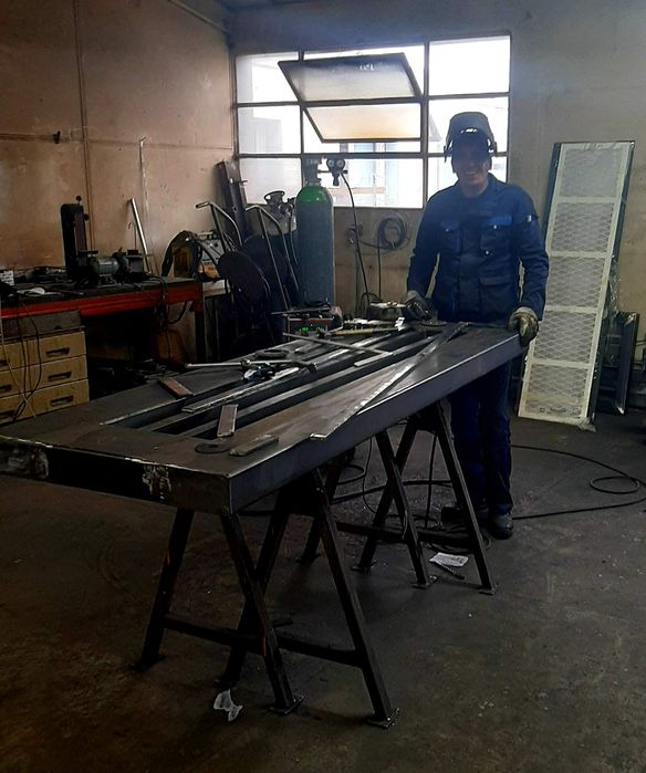 Telhados e estruturas metálicas