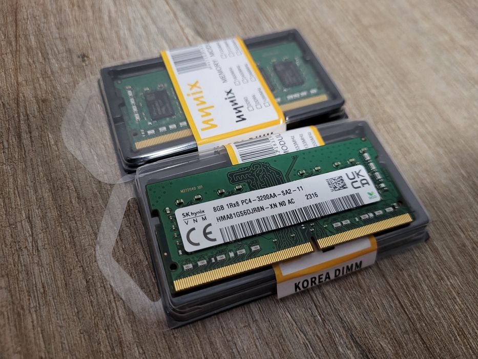 Оперативна пам'ять SK Hynix 8GB DDR4 3200 SODIMM (модель HMA81GS6DJR8N-XN AC)