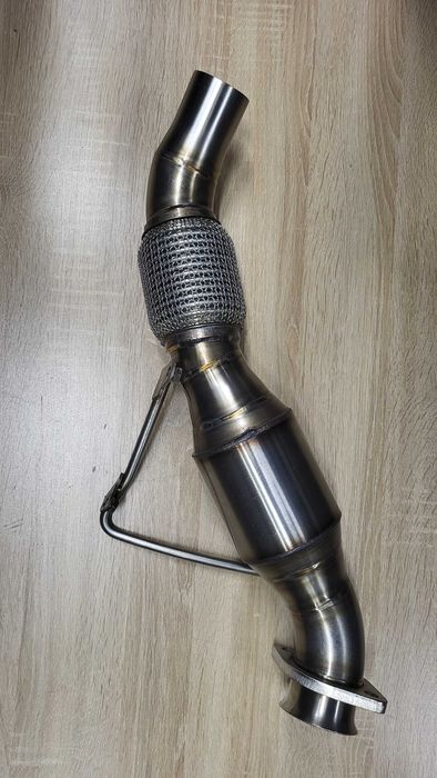 Даунпайп BMW E46 330d 330dX 330cd Downpipe БМВ E46 HEAT SHIELD: 9