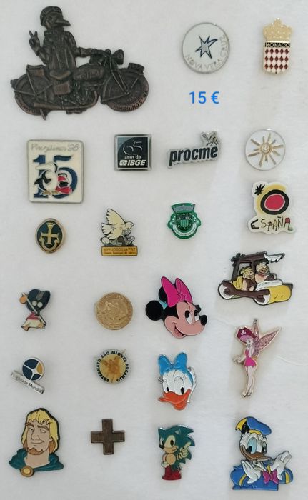 Pins diversos temas