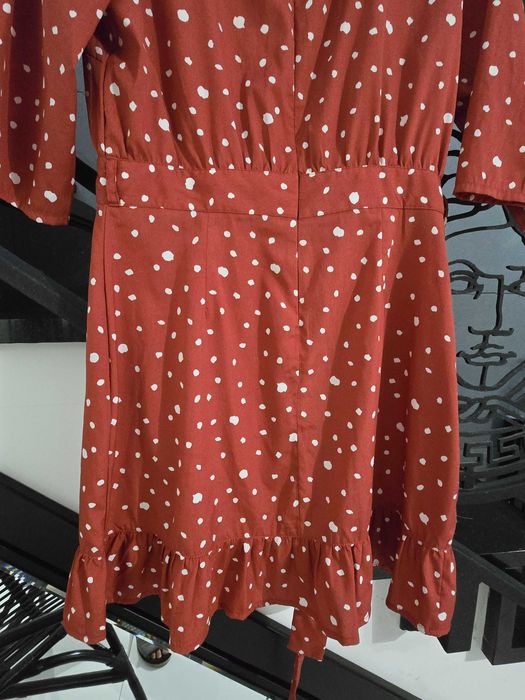 sukienka mini czerwona SM