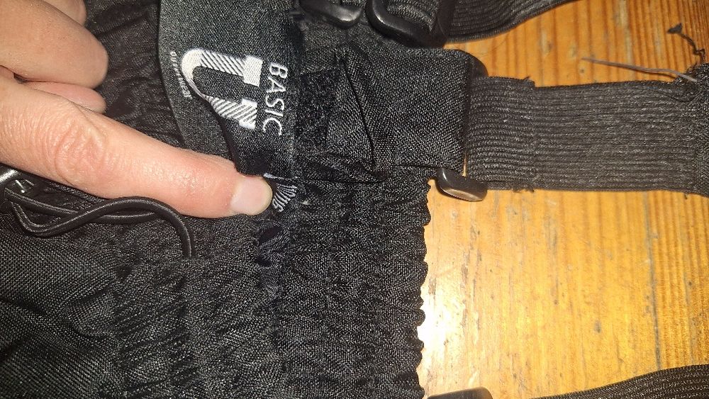 Spodnie na deszcz na śnieg na szelki dla dziecka Basic 110/116