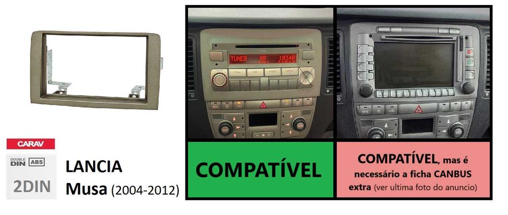 (NOVO) Rádio 2DIN • LANCIA Musa • Delta • Android [4+64GB] GPS