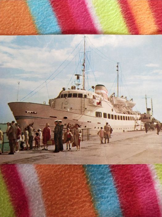 SPRZEDAM stare pocztówki ze statkami