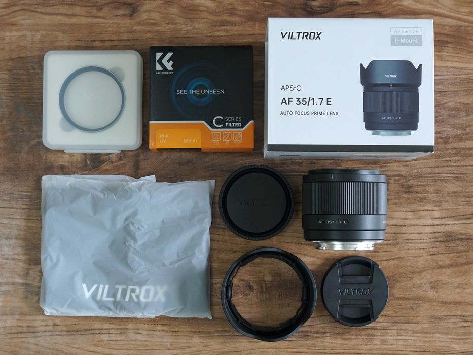 Viltrox AF 35mm f/1.7 Air з фільтром K&F Concept . Sony E-mount . Оригінал . ІДЕАЛЬНИЙ СТАН