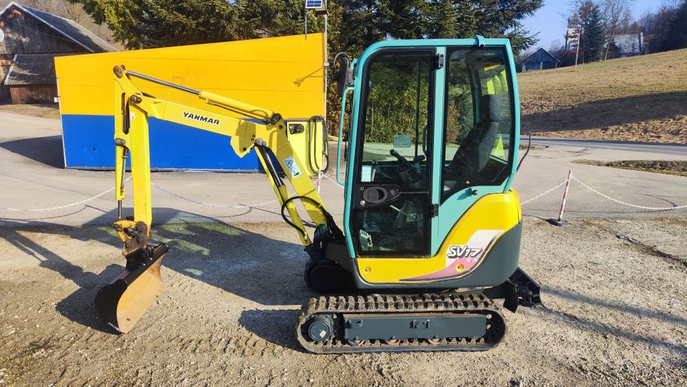 Minikoparka Yanmar SV17ex FV23% BRUTTO 2014R mini koparka 3 łyżki