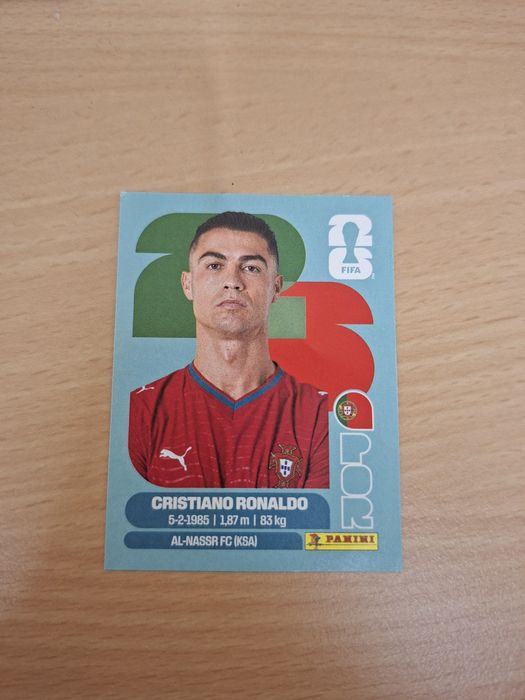 Cromo do Ronaldo Mundial 2026