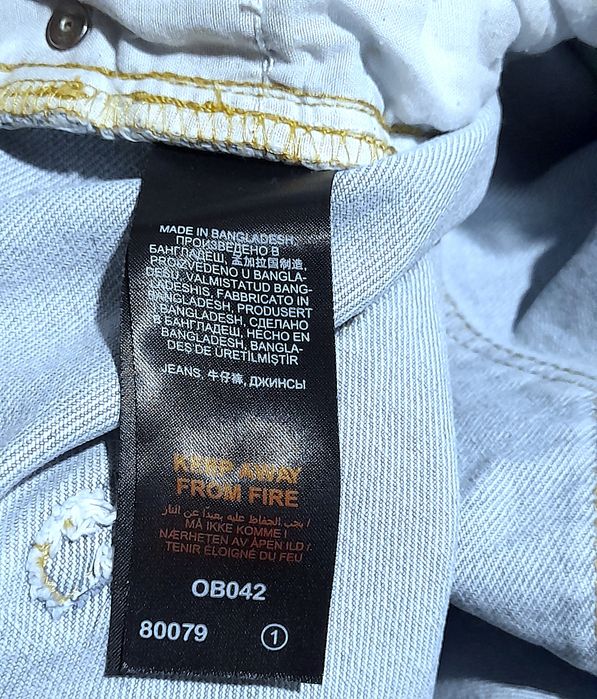 Ого-го какой размерчик мужские голубые джинсы батал, джинси блакитні