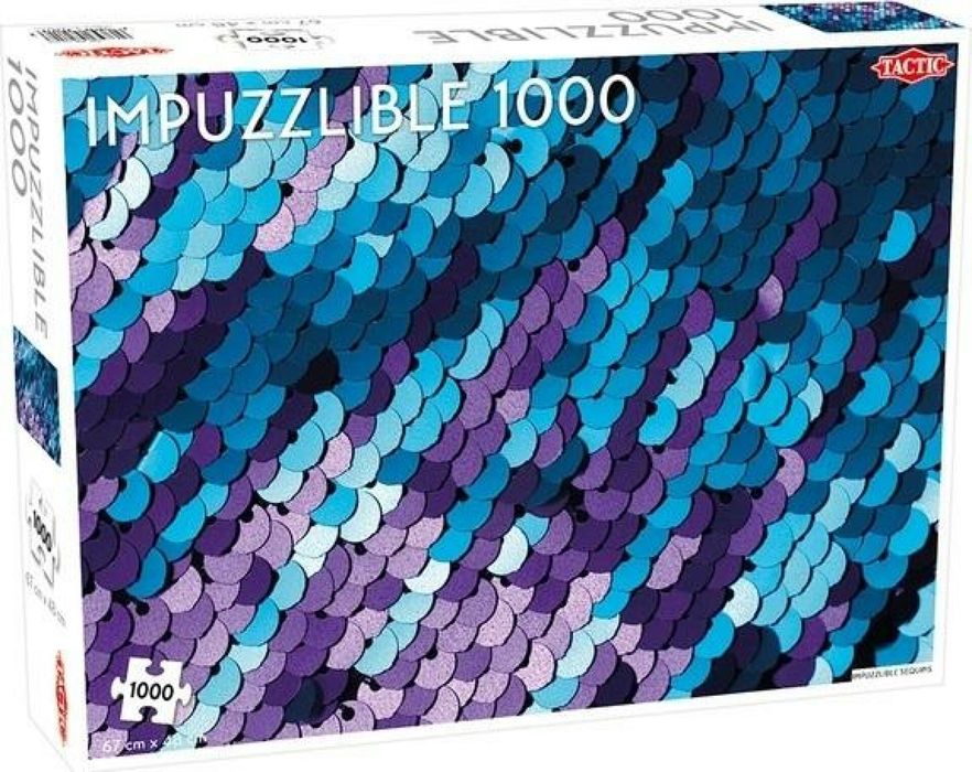 Puzzle 1000 Impuzzlible Sequins pudełko,281x379 mm