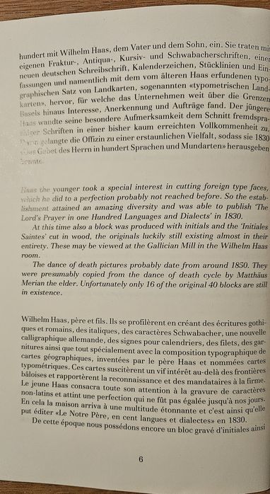 Livro de colecao sobre a historia da Impressão, Os caracteres