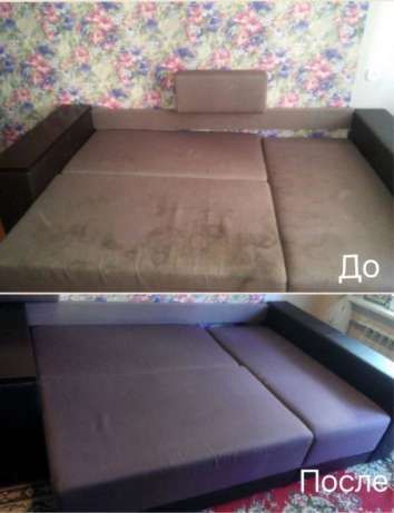 Чистка диванов, химчистка матрасов, удаление запахов, пятен Бровары