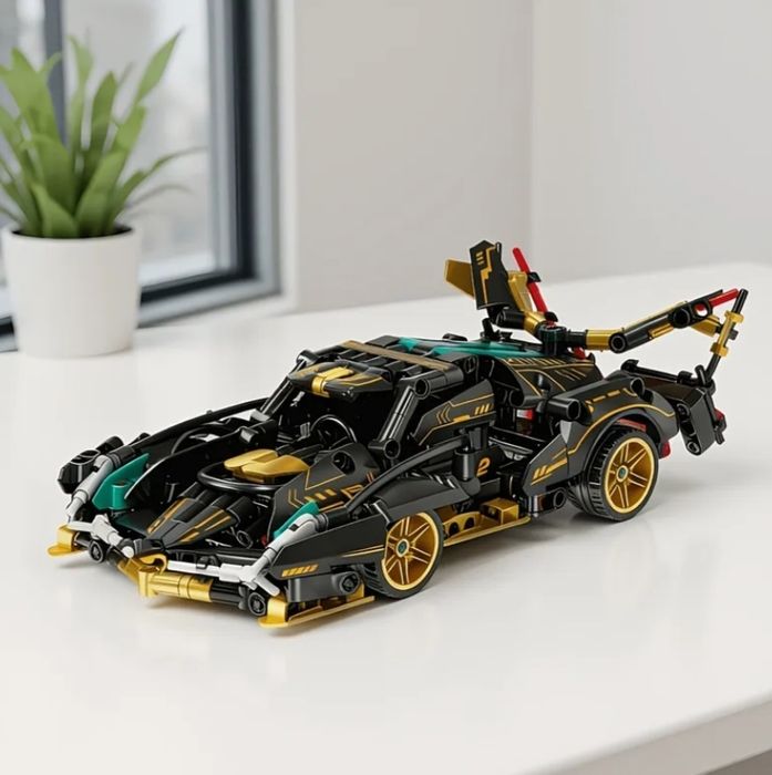 Nowe klocki cyberpunk shadow hypercar model jak lrgo technic kompatybilne z Lego technic pagani huragan Lamborghini veneno auto samochód