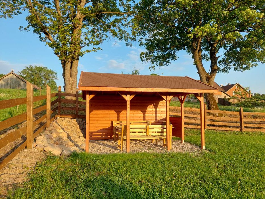 Domek "Cztery Klony" na Mazurach z sauną i jacuzzi.