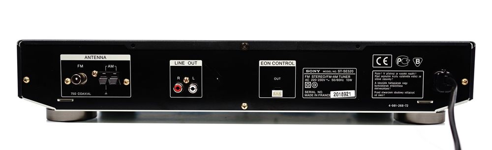 Tuner radiowy SONY ST-S520 RDS Radio TEXT Auto-Betical Memory