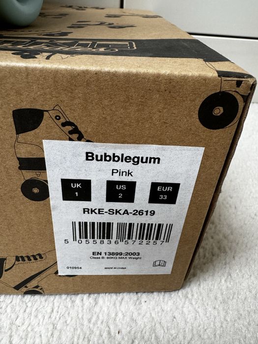 Wrotki Rookie Bubblegum Pink, rozm.33