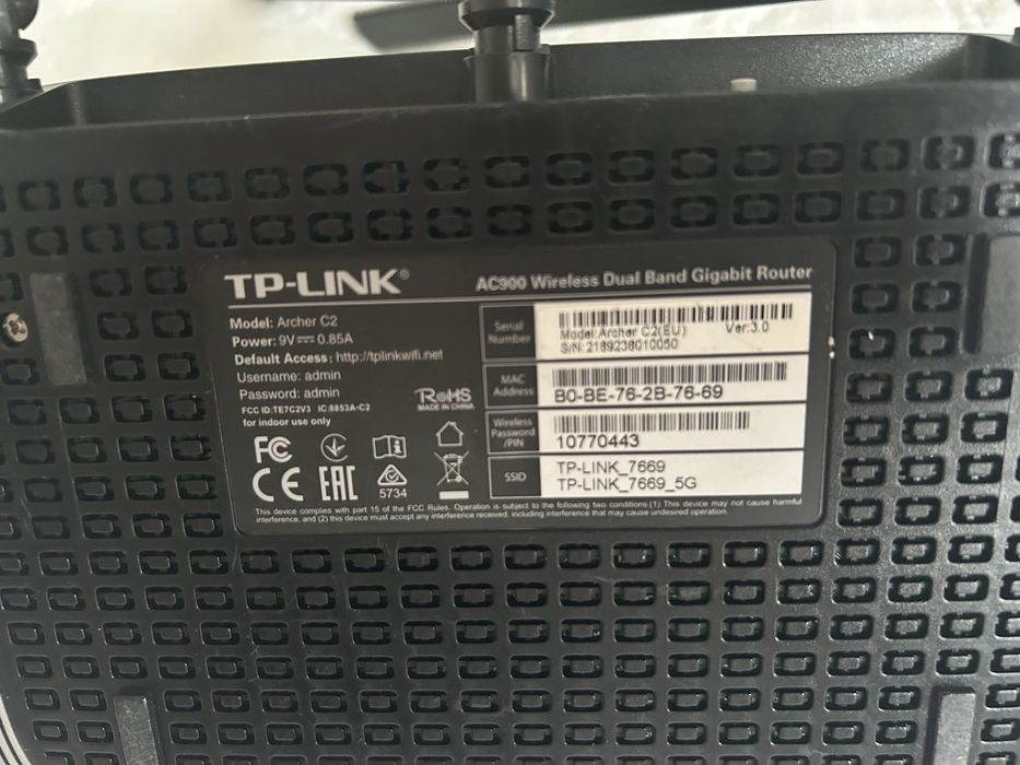 TP-Link Wireless dual band gigabit Router bezprzewodowy AC900